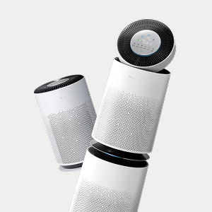 공기청정기 2대 배치된 이미지